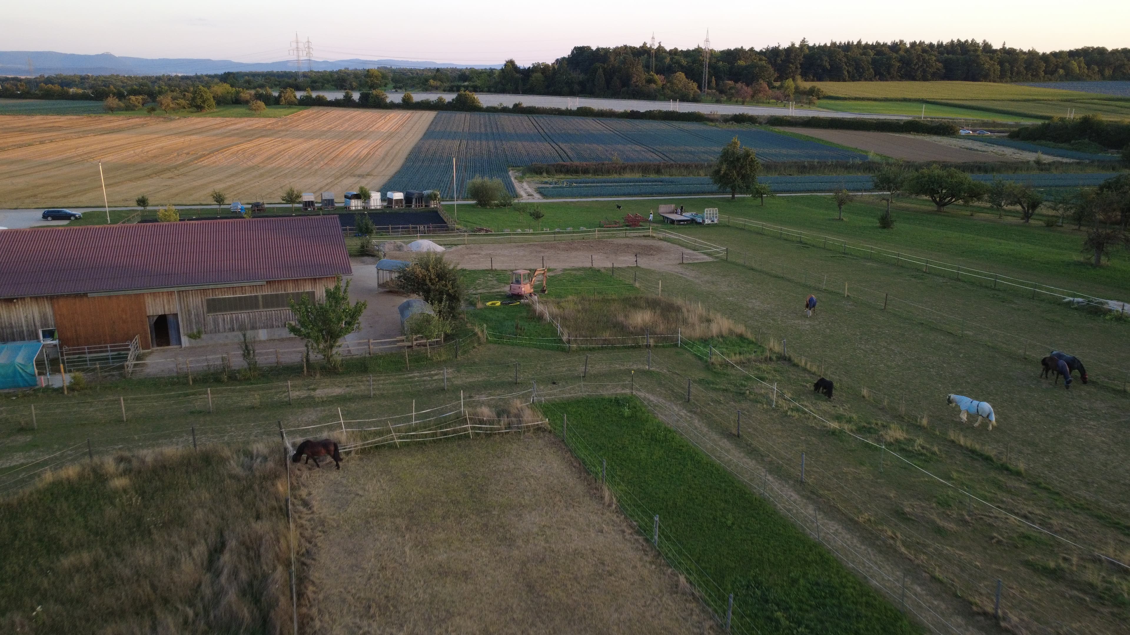 Weitläufige Flächen